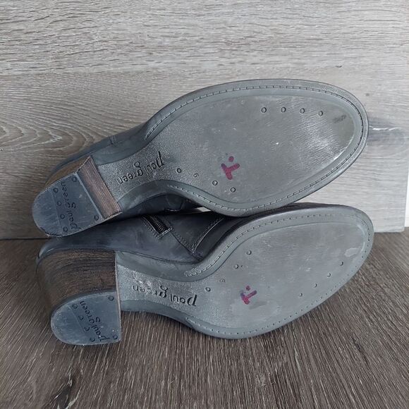 Paul Green Natick Gray Ankle Boots 8.5 - Picture 7 of 10